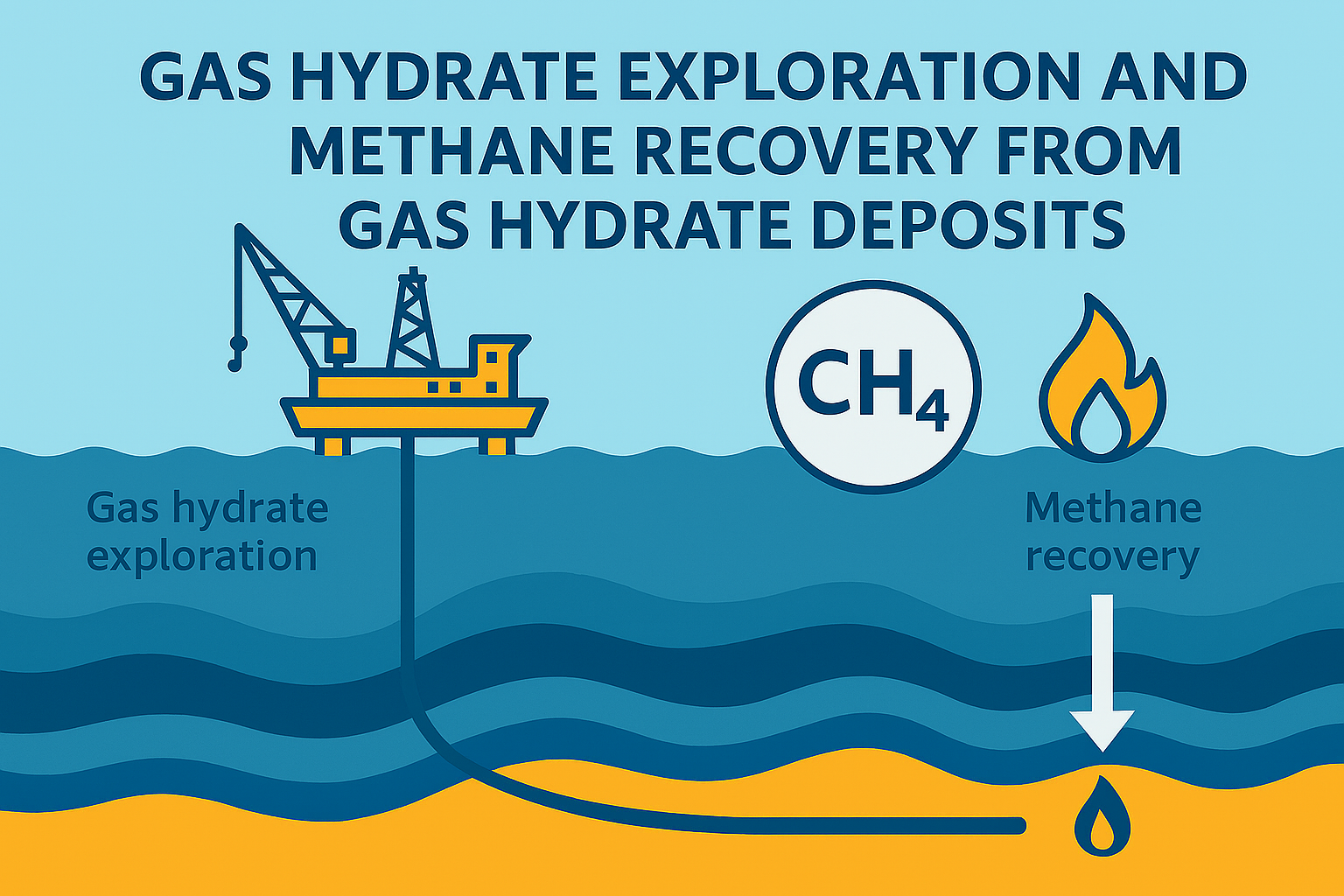 Gas hydrate exploration and methane recovery from subsea gas hydrate deposits